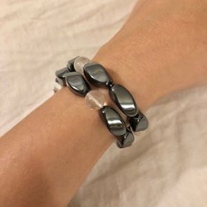 Pair of Hematite Bracelets